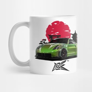 nismo 350z pearl fluorascent green Mug